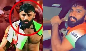 بھارتی پرچم لہرانے اور جرسی پہننے پر پاکستانی کبڈی کھلاڑی مشکل میں پڑ گیا بھارتی پرچم لہرانے اور جرسی پہننے پر پاکستانی کبڈی کھلاڑی مشکل میں پڑ گیا