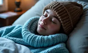 بلڈ پریشر سے لے کر دل کی بیماری تک، سوئٹر اور موزے پہن کر سونے کے 5 بڑے خطرات