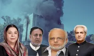 لاہور: 9 مئی گلبرگ گاڑی جلانے کے مقدمے کا ٹرائل مکمل، فیصلہ آج متوقع