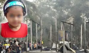 &rsquo;ابّو مجھے بچا لو&lsquo;: آگ میں جلتی بی این پی لیڈر کی ننھی بیٹی کی آخری پکار