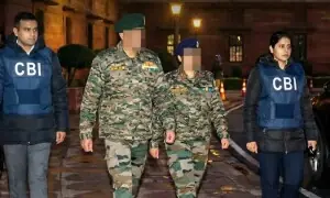 بھارتی فوجی افسر کے گھر سے نوٹوں کی گڈیاں برآمد، رشوت ستانی کا الزام