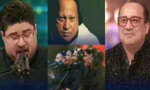 &rsquo;کسے دا یار نہ بچھڑے&lsquo;: راحت فتح علی خان کے بیٹے کی پرفارمنس پر صارفین کا رد عمل