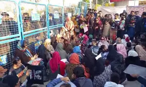 PTI protest on Adiala Road ends after six hours over denial of jail meetings