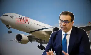 پی آئی اے نیلامی؛ حکومت کو مجموعی طور پر 55 ارب روپے ملیں گے: مشیرِ نجکاری