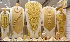 Gold prices drop sharply locally and internationally