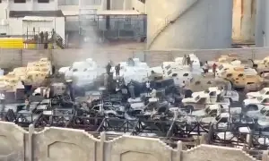 سعودی عرب کے یمنی بندرگاہ پر کھڑے اماراتی جہازوں پر فضائی حملے