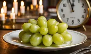 نیا سال : رات 12 بجے 12 انگور کیوں کھائے جاتے ہیں؟ نیا سال : رات 12 بجے 12 انگور کیوں کھائے جاتے ہیں؟