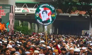 خالدہ ضیا کی نماز جنازہ ادا، لوگوں کی بڑی تعداد میں شرکت