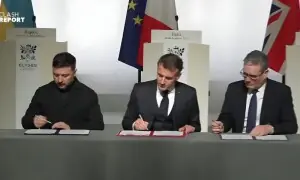 برطانیہ اور فرانس، یوکرین میں فوجی تعیناتی پر متفق