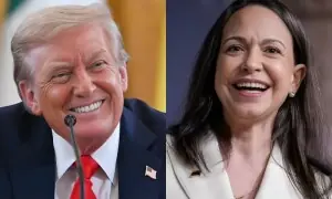 صدر ٹرمپ وینزویلا کی اپوزیشن رہنما مچاڈو سے &rsquo;ہیلو&lsquo; کہنے کے منتظر