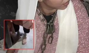 Woman held in chains in DHA flat freed by Karachi police