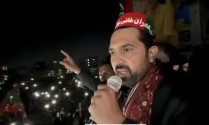 کراچی: باغ جناح میں پی ٹی آئی کا جلسہ نہ ہوسکا، سہیل آفریدی مختصر خطاب کے بعد روانہ