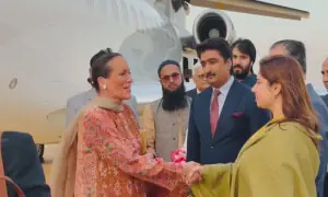 Princess Zahra Aga Khan arrives in Karachi on three-day visit