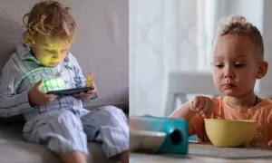 بچوں کو کھانا کھلانے کے لیے موبائل کا لالچ دینا کتنا خطرناک ہے؟