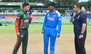 انڈر19 ورلڈ کپ: بھارتی کپتان نے بنگلادیشی نائب کپتان سے بھی ہاتھ نہیں ملایا