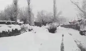 Cold wave grips upper regions; mercury falls to -9 in Skardu