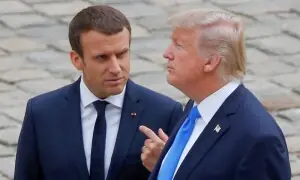 گرین لینڈ تنازع: ٹرمپ نے ماکروں کا نجی پیغام شیئر کردیا