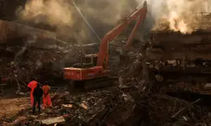 Gul Plaza fire: 30 bodies recovered from single shop, death toll rises to 60