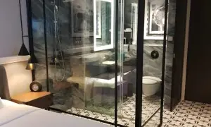 بڑے ہوٹل کمروں کے واش رومز میں دروازے کیوں نہیں لگاتے؟ بڑے ہوٹل کمروں کے واش رومز میں دروازے کیوں نہیں لگاتے؟