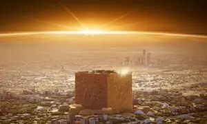 سعودی عرب میں دنیا کی سب سے بڑی عمارت &rsquo;دی کیوب&lsquo; پر کام بند