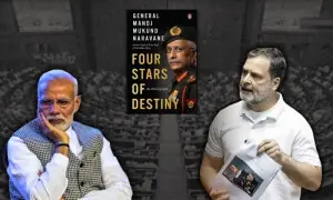 سابق بھارتی آرمی چیف کی کتاب پر تنازع، راہول گاندھی کو گفتگو سے روک دیا گیا