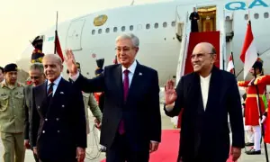 Kazakhstan president arrives in Pakistan on two-day state visit
