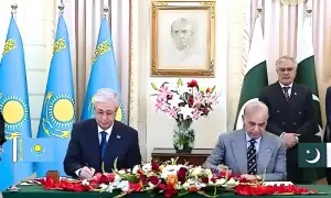 پاکستان اور قازقستان کے درمیان متعدد شعبوں میں تعاون کے معاہدے