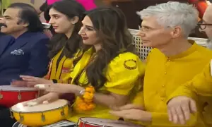 US diplomat Natalie Baker dons yellow at Basant festivities