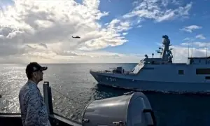 Pakistan Navy ship Khaibar joins Turkish drills during maiden voyage