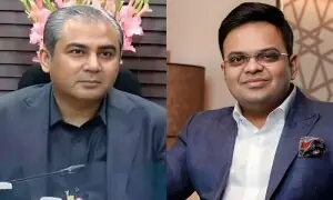 محسن نقوی، جے شاہ کے ساتھ پاک بھارت مقابلہ دیکھنے کے لیے کولمبو روانہ