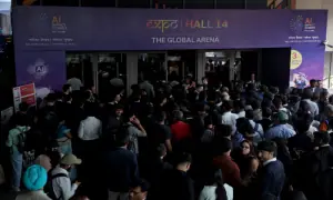 India&rsquo;s AI Summit opening in New Delhi marred by long queues, confusion