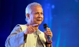 بنگلہ دیش کے عبوری سربراہ محمد یونس نے جاتے جاتے بھارت کو مرچیں لگا دیں بنگلہ دیش کے عبوری سربراہ محمد یونس نے جاتے جاتے بھارت کو مرچیں لگا دیں