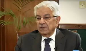 پی ٹی آئی کی قیادت اور رشتے دار نہیں چاہتے کہ بانی رہا ہوں: خواجہ آصف