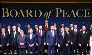 واشنگٹن: ٹرمپ کی زیرصدارت بورڈ آف پیس کا اجلاس، وزیراعظم شہباز شریف بھی شریک