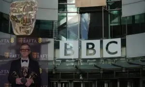 بافٹا ایوارڈز میں مہمان کی نازیبا گفتگو: بی بی سی نے معافی مانگ لی