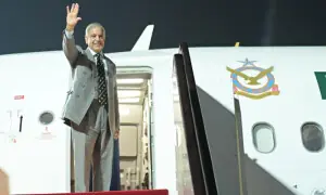 PM Shehbaz returns to Islamabad after two-day Qatar visit