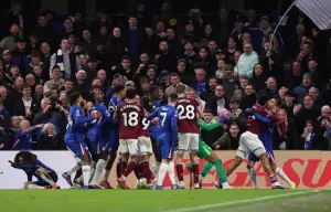Chelsea and West Ham fined heavily for mass brawl at end of London derby