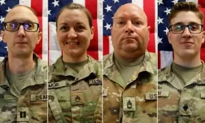 پینٹاگون نے ایرانی حملے میں ہلاک ہونے والے چار امریکی فوجیوں کی شناخت ظاہر کر دی