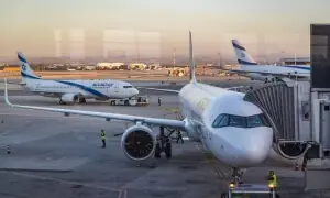 اسرائیل کے بن گورین ایئرپورٹ پر میزائل حملہ