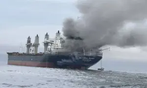Gulf shipping hit by wave of attacks as tankers burn off Iraq
