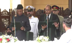 PML-N&rsquo;s Nehal Hashmi sworn in as Sindh governor