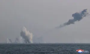 North Korea fires possible missile towards sea during US-South Korea drills