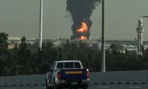 ایران کا دبئی انٹرنیشنل ایئرپورٹ پرایک اور ڈرون حملہ، فلائٹ آپریشن معطل