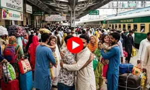 عیدالفطر پر پردیسیوں کی اپنے گھروں کو واپسی