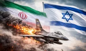 ایران کی پاسداران انقلاب کا اسرائیل کے ایف 16 طیارے کو نشانہ بنانے کا دعویٰ