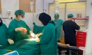 Four lady doctors suspended over &lsquo;C-section competition&rsquo; video