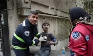 غزہ میں اسرائیلی حملے، پولیس چوکیوں پر بمباری، 6 افراد جاں بحق