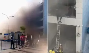 Fire breaks out at Karachi superstore; no injuries reported