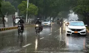 Heavy rain, hailstorm hit Lahore; power feeders trip across the city