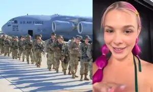 امریکی فحش رقاصہ نے ایران کے خلاف نئی ممکنہ فوجی تعیناتیوں کا بھانڈا پھوڑ دیا